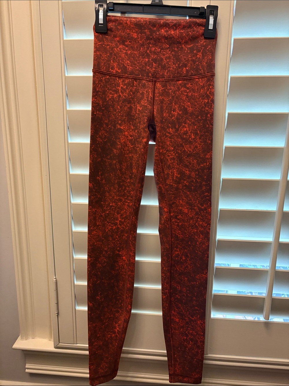 lululemon athletica Rust Marble Print High-Rise Leggings